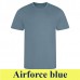 JC001 COOL T - Unisex környakú póló szublimáláshoz airforce blue